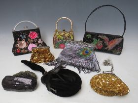 A COLLECTION OF BUTLER AND WILSON EVENING BAGS, of varying styles, sizes and colours, to include a
