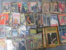 APPROXIMATELY ThIRTY EIGHT SMALL AND SEVEN LARGE ASTOUNDING SCIENCE FICTION MAGAZINES, comprising