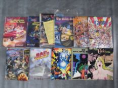 SEVEN THE FLOATING VAGABOND MAGAZINES, to include Where's George, Cosmic Paternity, The Reich Stuff,