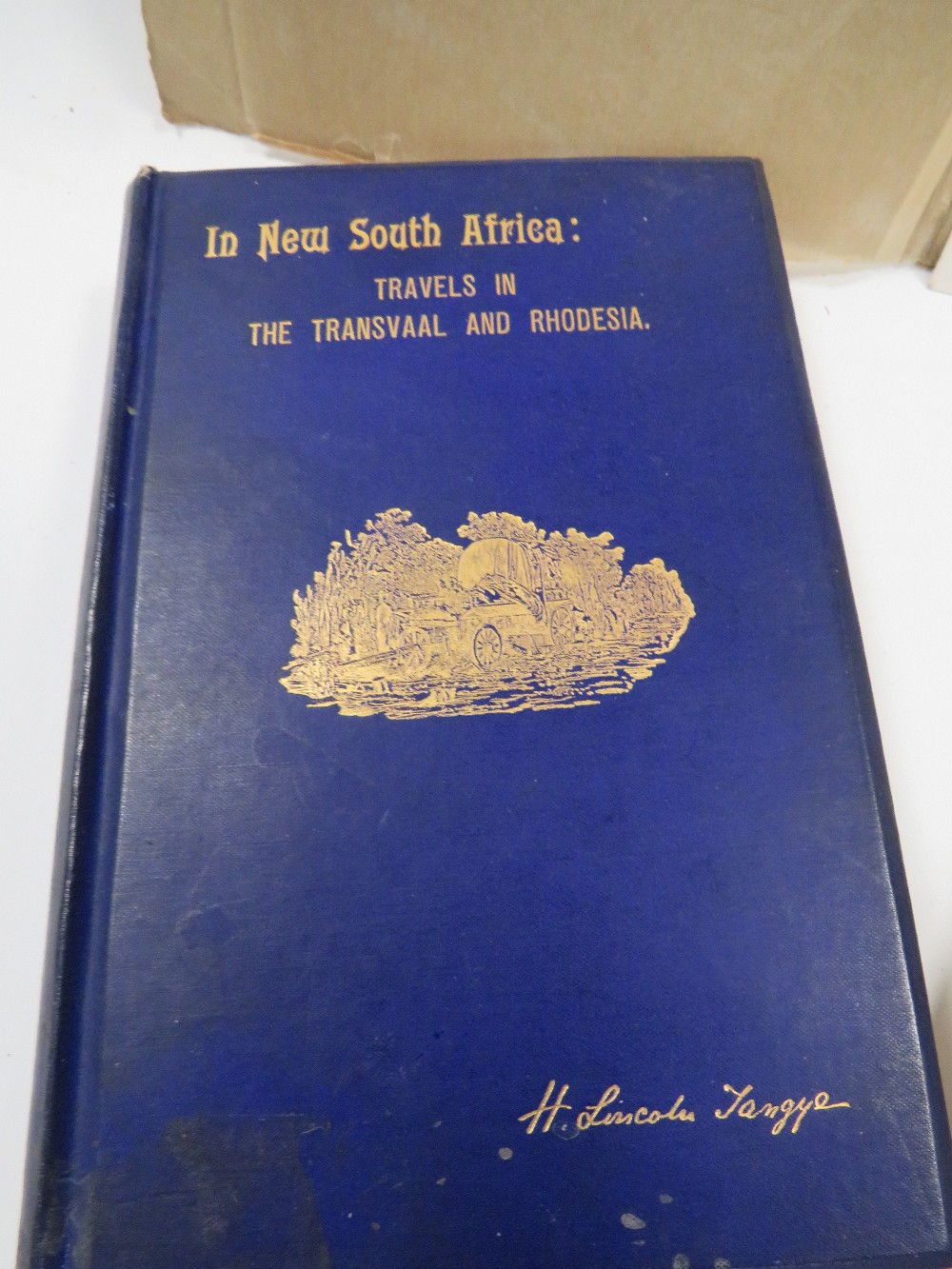 FIRST EDITION 'IN NEW SOUTH AFRICA, TRAVELS IN THE TRANSVAAL RHODESIA BY H. LINCOLN TANGYE 1896 WITH - Image 6 of 7