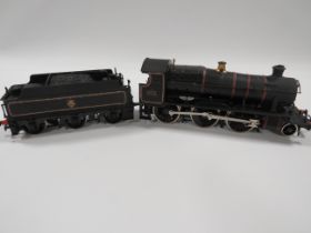 BOXED MAINLINE STEAM LOCOMOTIVE AND TENDER, BRITISH RAIL 7313 2-6-0-