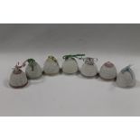 A SELECTION OF BOXED LLADRO DATED YEAR BELLS