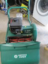 A KAWASAKI SUFFOLK PUNCH CYLINDER PETROL LAWN MOWER 175K