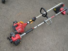 A HOMELITE PETROL STRIMMER AND A LAWNKING 20 PETROL STRIMMER (2)