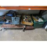 A LARGE SELECTION OF TOOLS AND CONSUMABLES TO INCLUDE TOOLBOXES AND CONTENTS