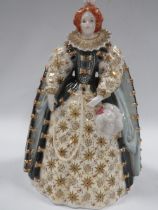 A LIMITED EDITION ROYAL WORCESTER FIGURINE LIMITED EDITION OF "QUEEN ELIZABETH I "