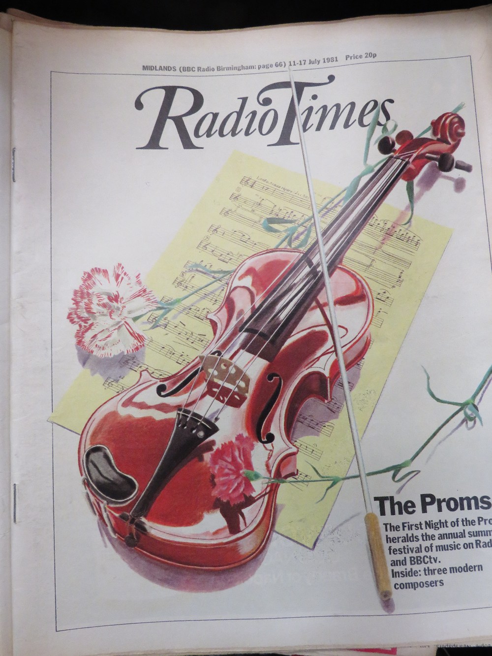 A QUANTITY OF RADIO TIMES MAGAZINES FROM THE EARLY 1980'S ETC - Image 3 of 6