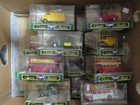 SIXTEEN BOXED CORGI CLASSIC DIE CAST VEHICLES TO INCLUDE MORRIS MINOR, FORD POPULAR, BEDFORD AND