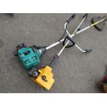 TWO STRIMMERS COMPRISING A PARTNER COLIBRI PETROL STRIMMER AND A QUALCAST PETROL STRIMMER