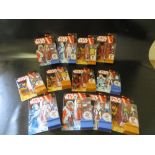 TWELVE CARDED STAR WARS FIGURES