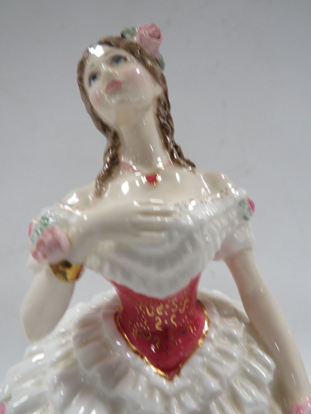 ROYAL WORCESTER GOLD STAMP LIMITED EDITION FIGURINE "THE LAST WALTZ" TOGETHER WITH LIMITED EDITION - Image 3 of 5