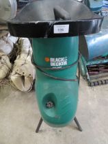 A BLACK & DECKER ELECTRIC BRANCH SHREDDER