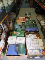FIVE TRAYS OF ASSORTED BOXED LILLIPUT LANE ETC (CONTENTS NOT CHECKED )