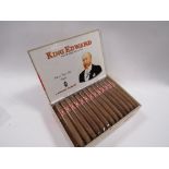 A BOX OF KING EDWARD INVINCIBLE DELUX CIGARS