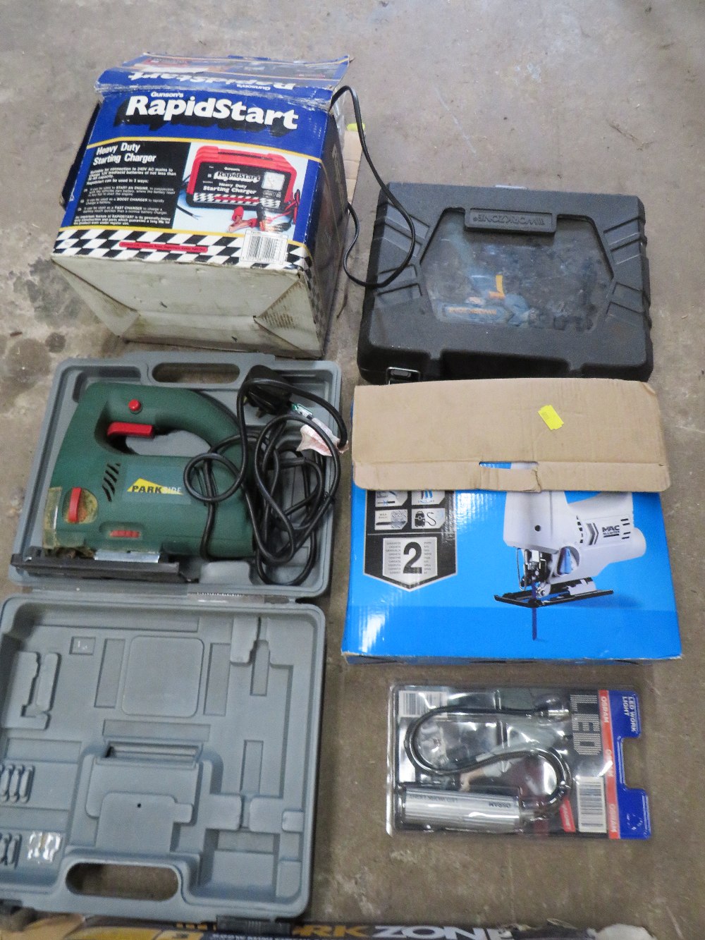 A QUANTITY OF BOXED ELECTRIC TOOLS TO INCLUDE A CIRCULAR SWA, SANDER ETC - Image 6 of 6