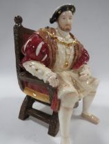 A LIMITED EDITION WEDGWOOD FIGURE OF "HENRY THE VIII "