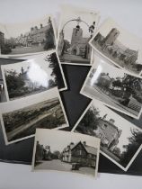 A QUANTITY OF OLD POSTCARDS, MAINLY REAL PHOTOGRAPH TYPES