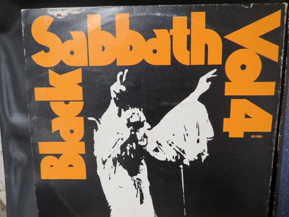 APPROX FORTY LP/12 INCH SINGLE RECORDS TO INCLUDE THREE BLACK SABBATH (VOLUME 4, SABBATH BLOODY - Image 5 of 5