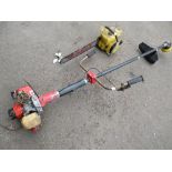 A PETROL ZENOAM STRIMMER AND A PETROL McCULLOCH CHAINSAW- A/F