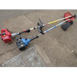 TWO PETROL STRIMMERS - ONE EURO MAX AND ONE SANLI (2)