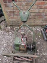 A WEBB PETROL CYLINDER LAWNMOWER A/F