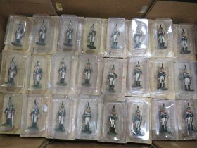 FORTY EIGHT CARDED EAGLEMOSS LEAD SOLDIERS