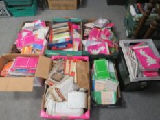 A large quantity of mainly OS maps in five trays A/F