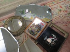A quantity of assorted mirrors etc