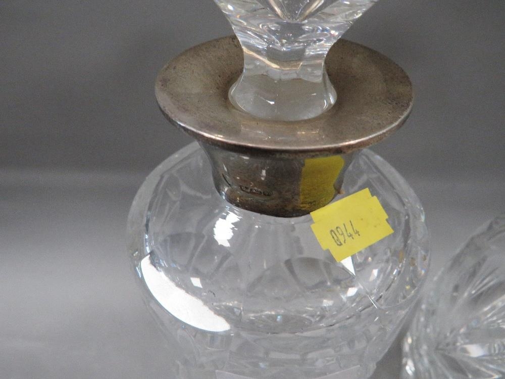 A hallmarked silver collared example plus another - Image 2 of 3