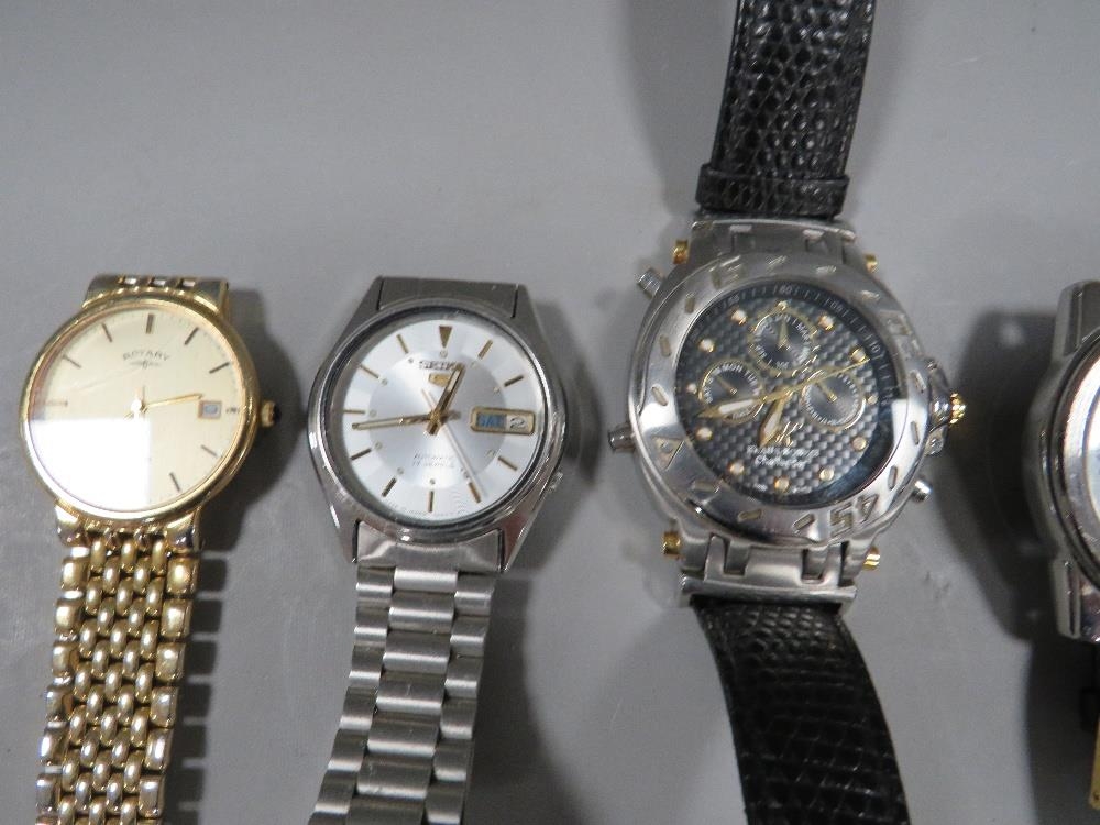 A selection of modern wrist watches to include Rotary and Seiko - Image 3 of 4