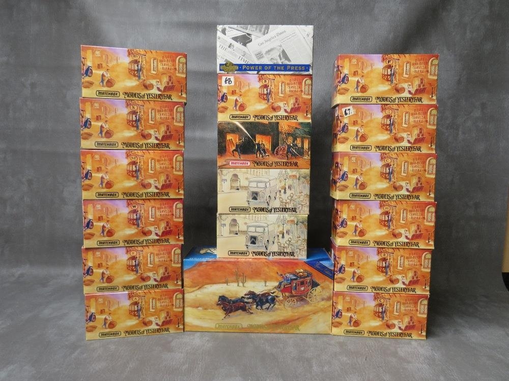 EIGHTEEN BOXED MATCHBOX DIE CAST VEHICLES, to include thirteen from The Beers of the World range,