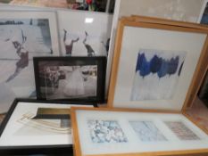 A quantity of modern pictures and prints