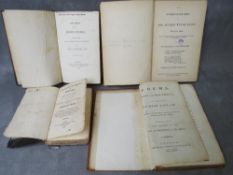 FOUR ANTIQUARIAN VOLUMES - 'MIRACULOUS PROPERTIES AND PREDICTIONS OF EMINENT MEN...' 1821, A/F,