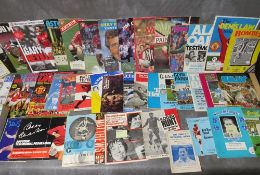 EIGHTY SIX FOOTBALL TESTIMONIAL PROGRAMMES, to include Nat Lofthouse, George Best, Bobby Charlton,