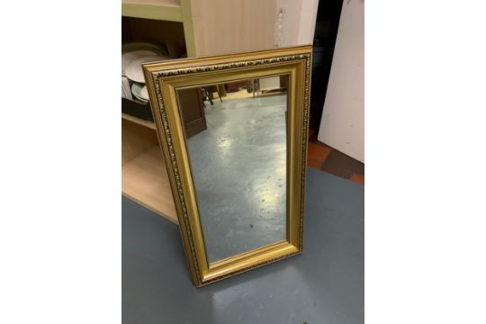 Three modern gilt wall mirrors including an oval example. (3) - Image 2 of 2