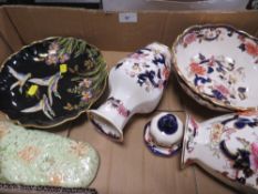 A box of Masons / Beswick etc