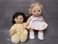 Two vintage My Child Dolls