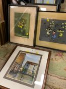 A quantity of assorted pictures to include watercolours etc…