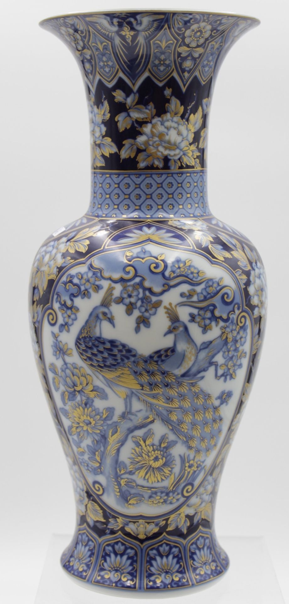 hohe Vase, Kaiser, Etüde, Design Nossek, ca. H-34,7cm.