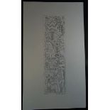 Herbert BLASEK (1912-2006) "Figurencomposition" Lithographie, Nr. 33/50 MG 38x11 cm, BG 50x30 cm
