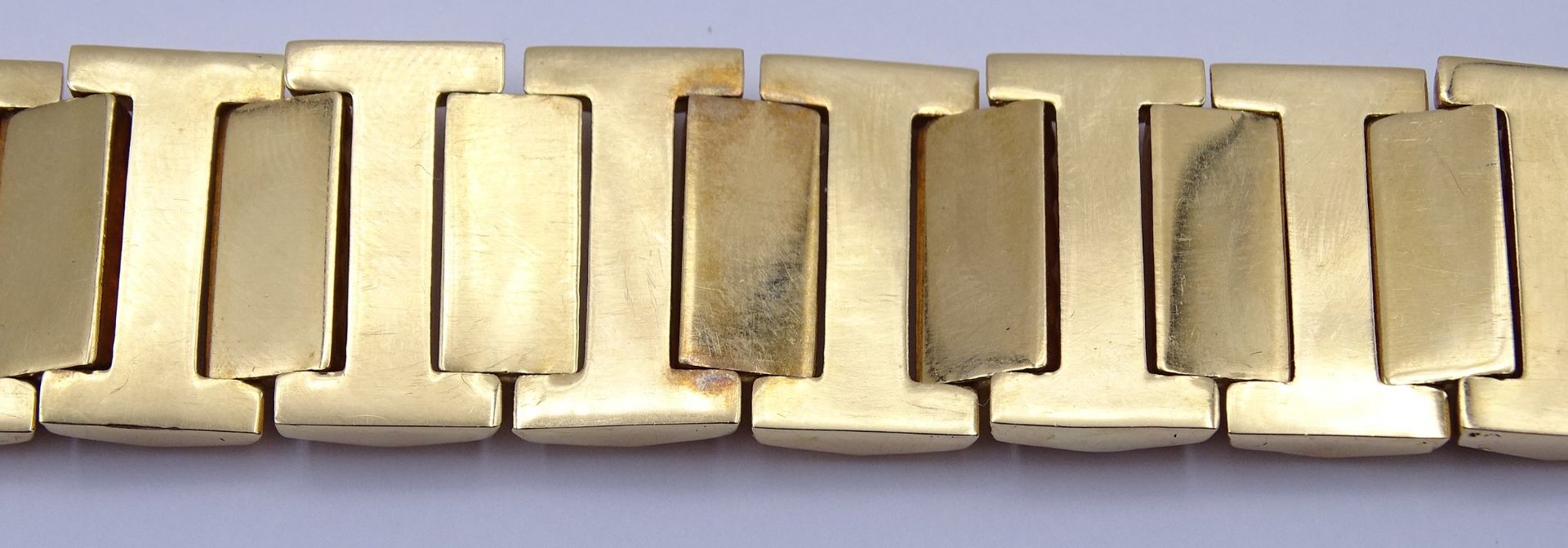 Gold Armband 750/000, 30,4g., L. 19,5cm, B. 1,8cm - Image 4 of 5