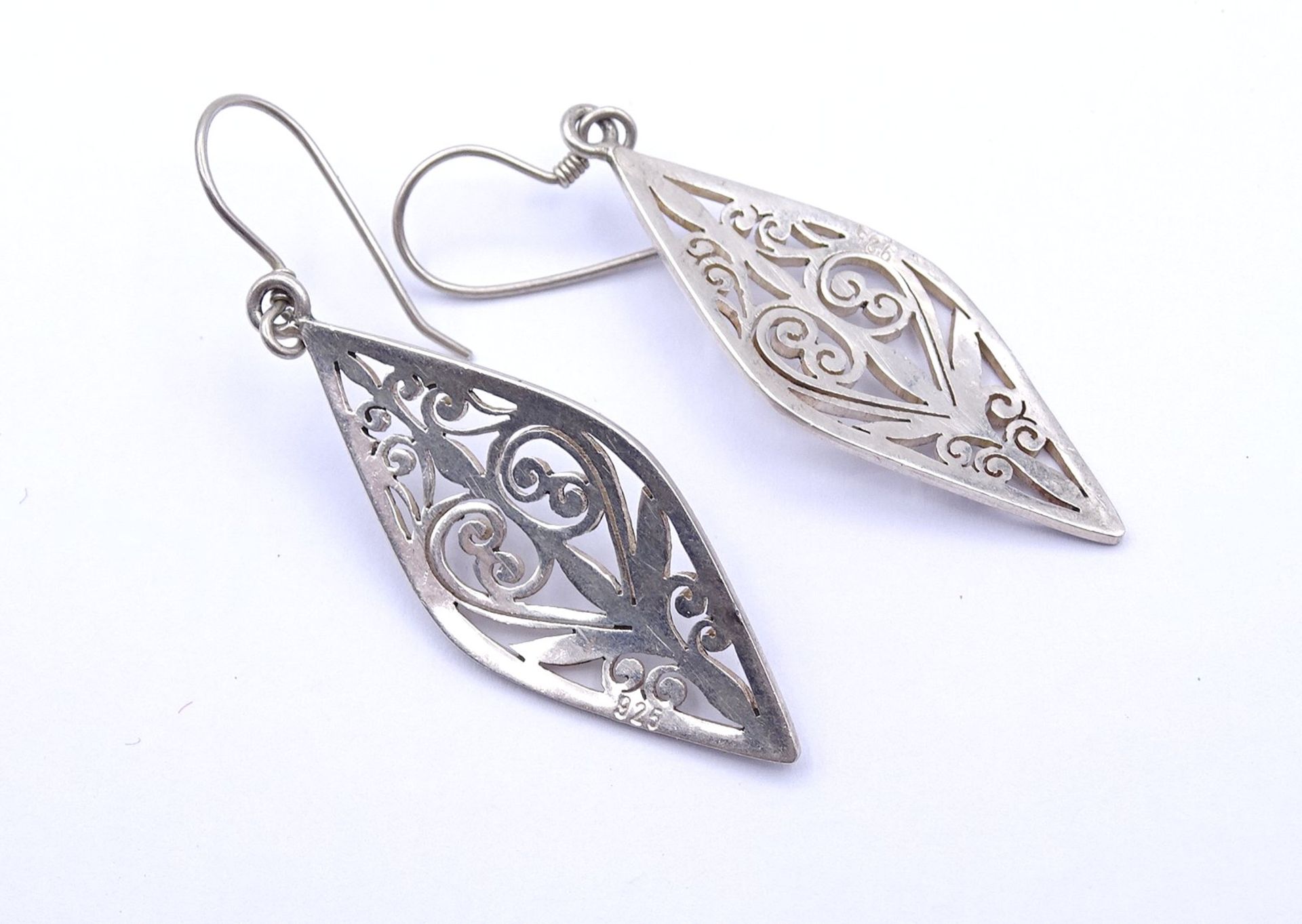 Paar Silber Ohrhänger 925/000, L. 5,5cm, 6,2g. - Bild 2 aus 2