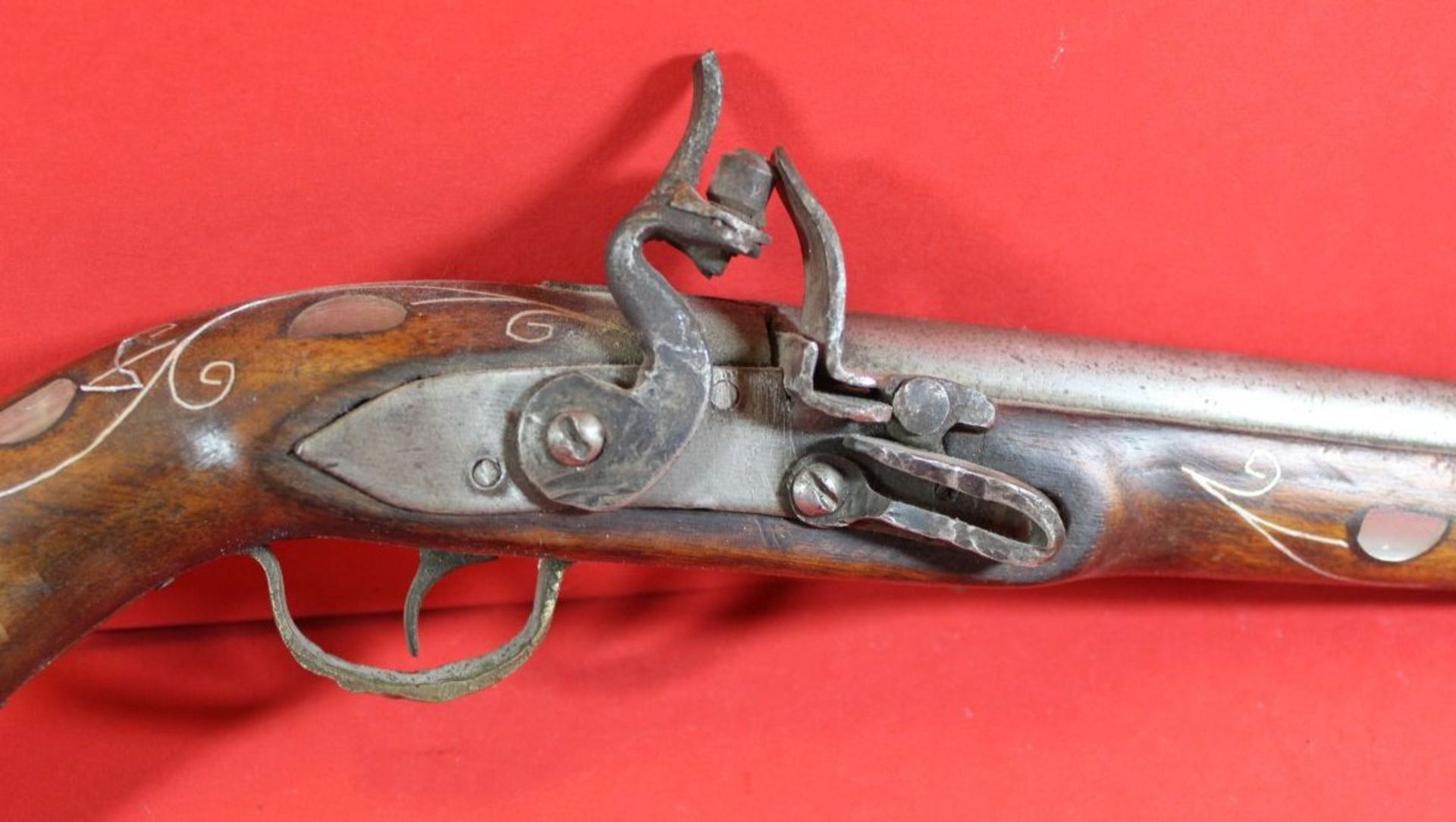 kurze Steinschlosspistole,  L-42cm - Bild 2 aus 5