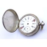 Taschenuhr "Tobias", Russisches Silber Gehäuse -84- 875/000, Schlüsselwerk, D. 51mm, Zifferblatt be