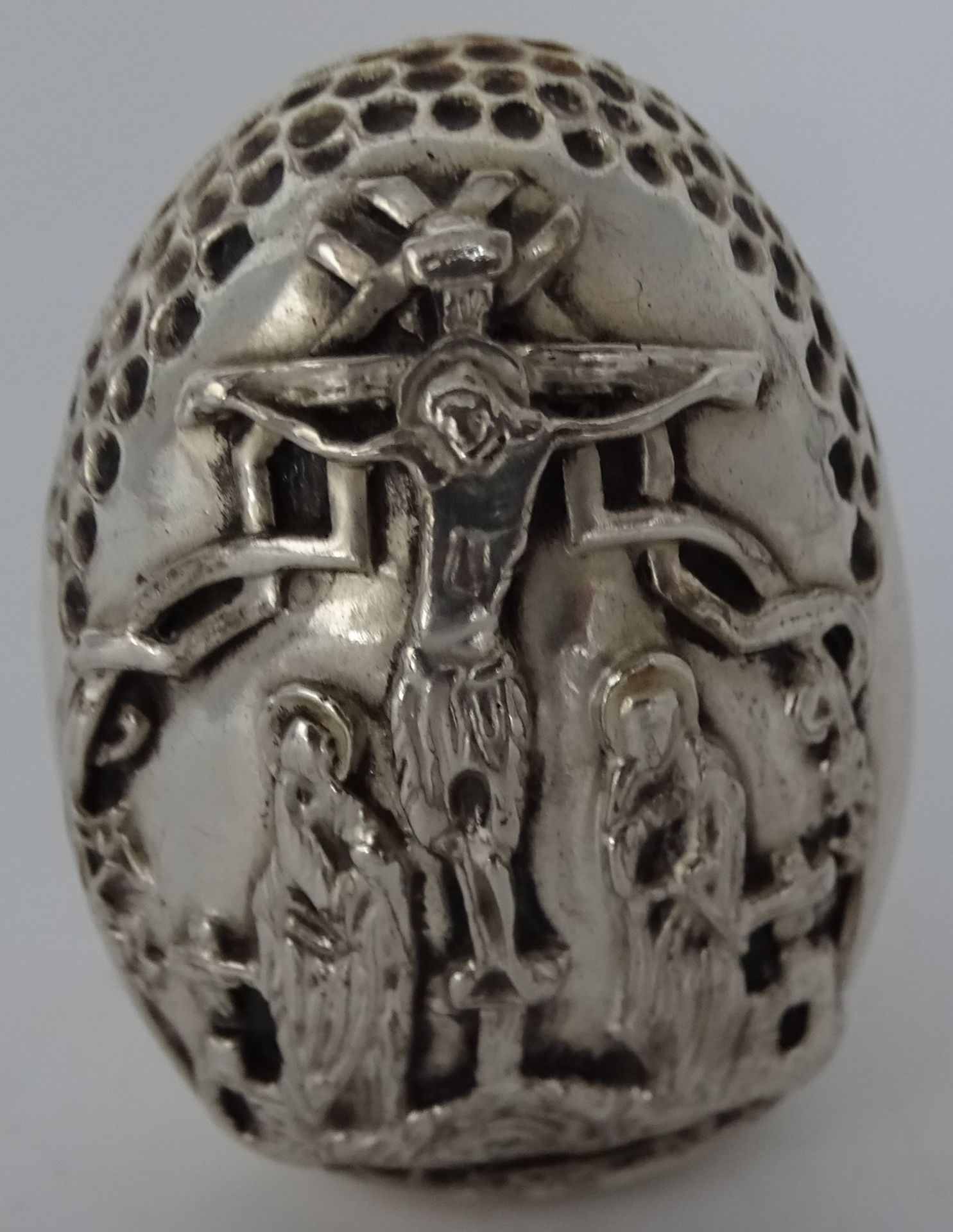 Silberei-925- mit christlichen Motiven, H-5 cm, 95 gr. - Bild 5 aus 8