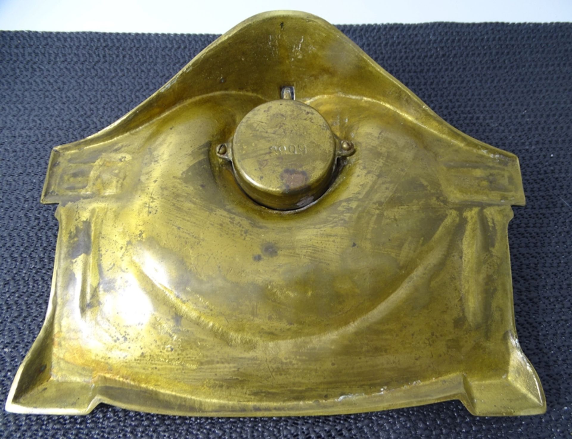 Bronze Tintenfasshalter, 18x22 cm - Image 4 of 5