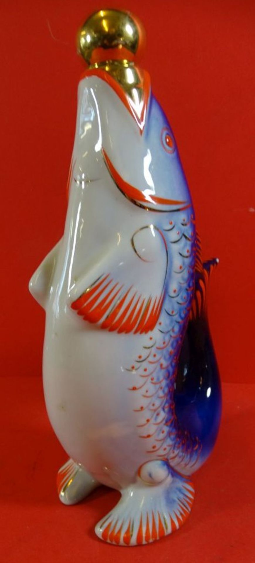 Scherzflasche "Fisch" Russland, H-26 cm - Bild 3 aus 4