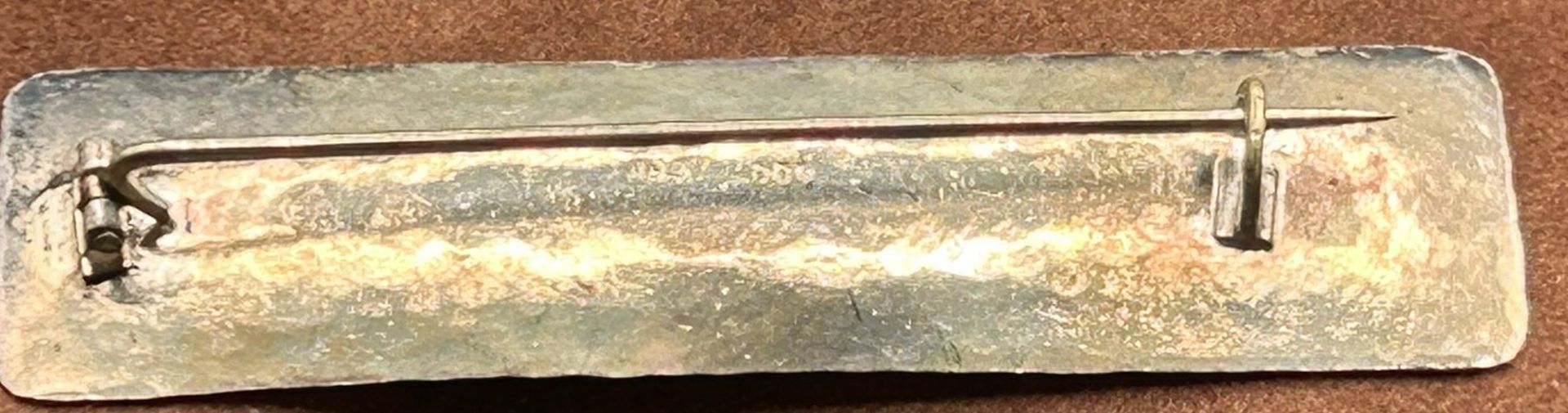 Silberbrosche GFK -900- Silber, 7,1 gr., B-6,5  cm - Bild 2 aus 3