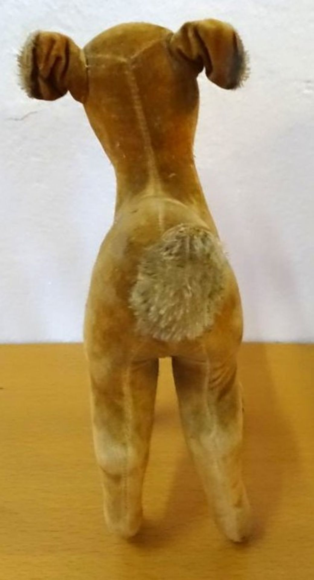 gr. Steiff Bambi, Samt, nur Knopf, H-21 cm, bespielt - Bild 4 aus 5