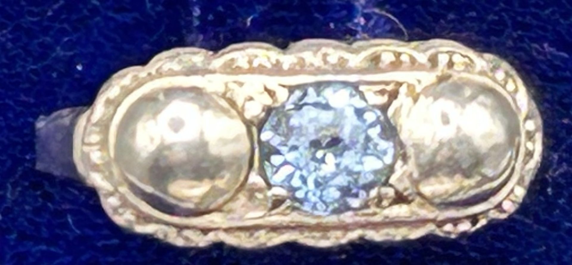 Silberring-935-, hellblauer Stein, 2,9 gr., RG 52